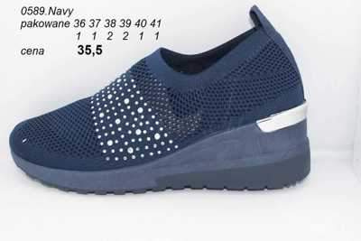 Botki damskie 7A0598.NAVY (36/41,8par)