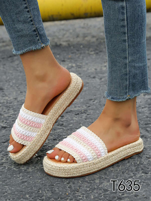 Klapki damskie T635.PINK (36/41,12par)