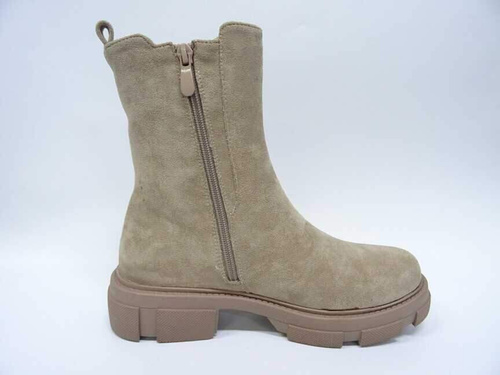 Botki damskie 7AH2217-2.BEIGE Ocieplane (36/41,12par)