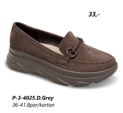 Półbuty damskie 3-4025.GREY (36/41,8par)