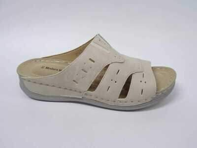 Klapki damskie 7A5716-3.BEIGE (36/42,12par)