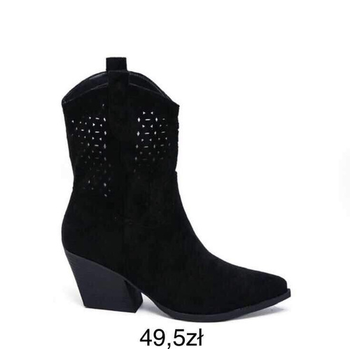 Botki damskie    7ARQ460.BLACK  (36/41,12par)