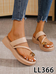 Klapki damskie 7ALL366.KHAKI (36/41,12par)