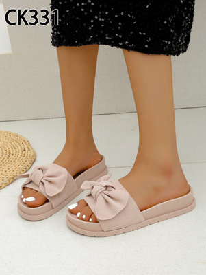 Klapki damskie CK331.KHAKI (36/41,12par)