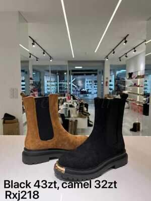 Botki damskie  7ARXJ218.BLACK  (36/41,12par)