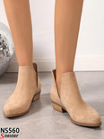Botki damskie 7ANS560.KHAKI (36/41,12par)