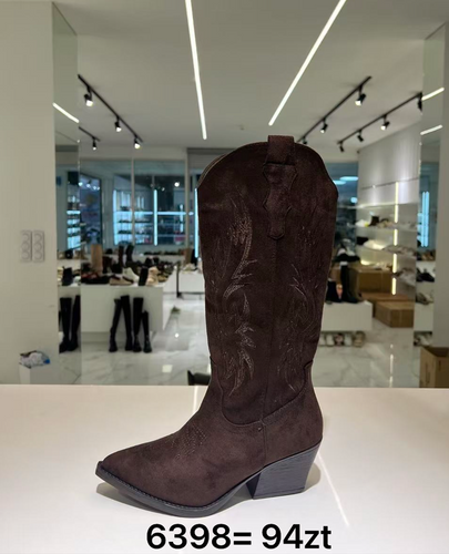 Kozaki damskie 7A6398.BROWN (36/41,12par)
