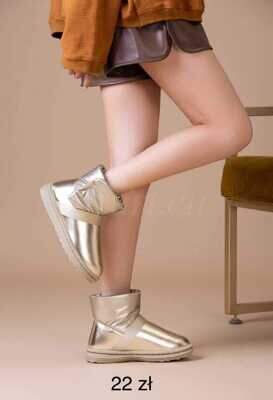 Botki damskie ocieplane 7ABL418.GOLD (36/41,12par)