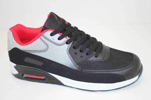 Buty sportowe męskie   9AM71D-25.BLACK/RED    (41/46,12par)