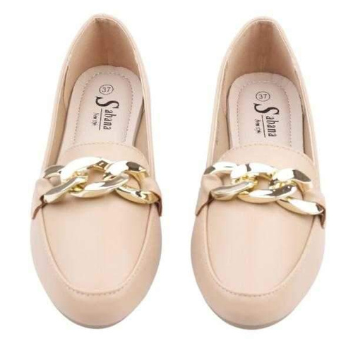 Balerinki damskie B21-4.DBEIGE (36/41,12par)