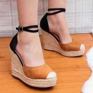 Sandały damskie  7A108-37.CAMEL (36/41,12par)