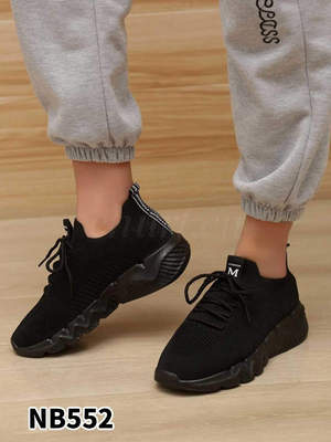 Buty sportowe damskie 7ANB552.BLACK (36/41,12par)