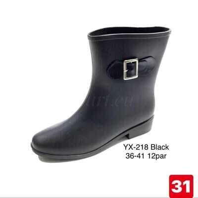 Kalosze damskie 7AYX-218.BLACK (36/41,12par)
