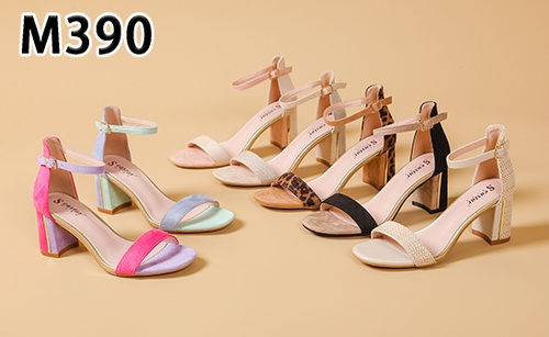 Sandały damskie M390.BEIGE (36/41,12par)
