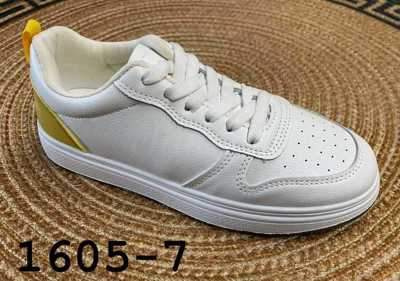 Buty sportowe damskie 7A1605-7.WHITE/YELLOW (36/41,8par)