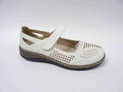 Balerinki damskie 7A9761-3.WHITE (36/41,12par)