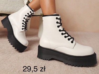 Botki damskie 7ABM261.WHITE (36/41,12par)
