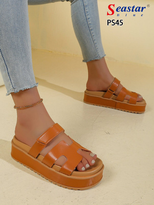 Klapki damskie PS45.CAMEL (36/41,12par)