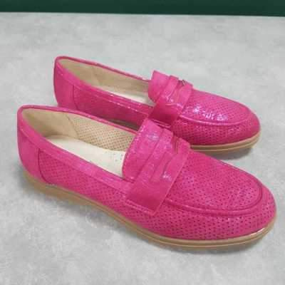 Balerinki damskie 7ADS500-5.FUSHIA (36/41,12par)