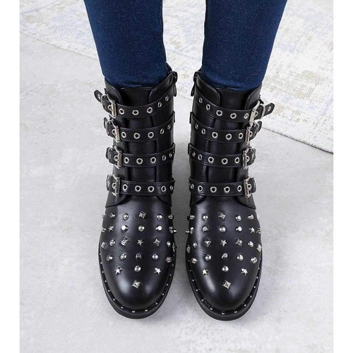 Botki damskie X1658-18.BLACK (36/41,12par)
