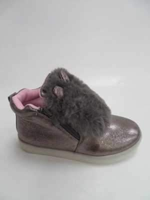 Botki dziewczęce 3AR95BD-4.GREY (26/31,8par)