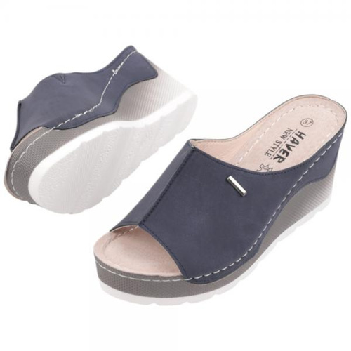 Klapki damskie DE04A-1.NAVY (36/41,8par)