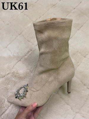 Botki damskie UK61.BEIGE (36/41,12par)