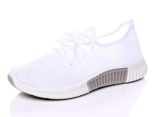 Trampki damskie 7AQH516-26.WHITE   (36/41,12par)