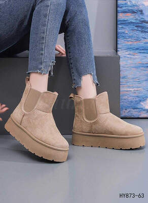 Botki damskie 7AHY873-63.KHAKI (36/41,12par)