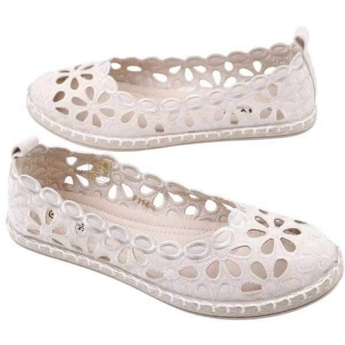 Balerinki damskie F114-4.BEIGE (36/41,12par)