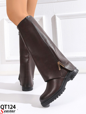 Kozaki damskie QT124.BROWN (36/41,12par)