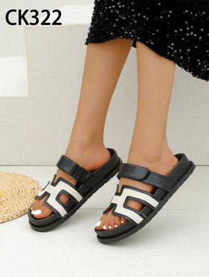 Klapki damskie CK322.BLACK (36/41,12par)