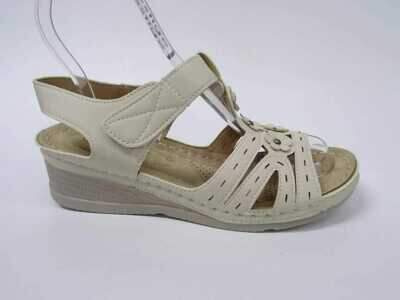 Sandały damskie 7A92092-4.BEIGE (36/42,12par)