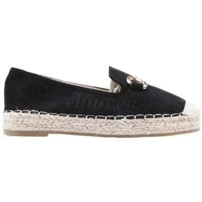 Balerinki damskie F107-1.BLACK (36/41,12par)