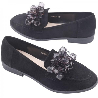 Mokasyny damskie SK06A-1.BLACK (36/41,12par)