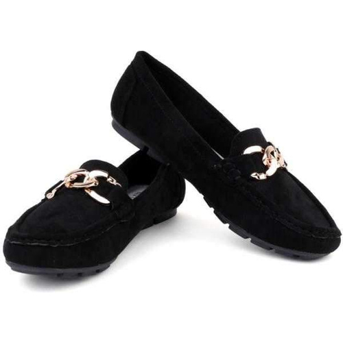 Mokasyny damskie MH12T-1.BLACK (41/43,10par)