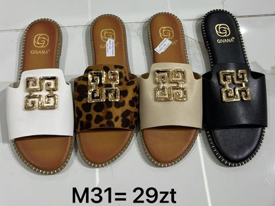 Klapki damskie M31.KOLORDOWYBORU (36/41,12par)