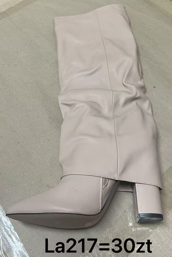 Kozaki damskie LA217.BEIGE (36/41,12par)