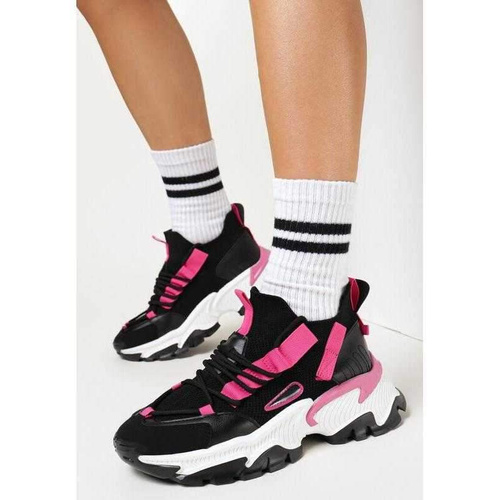 Buty sportowe damskie 7AA88-121.BLACK/FUSHIA (36/41,12par)