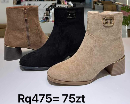 Botki damskie 7ARQ475.KOLORDOWYBORU (36/41,12par)