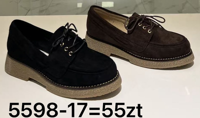 Półbuty damskie 5598-17.KOLORDOWYBORU (36/41,12par)