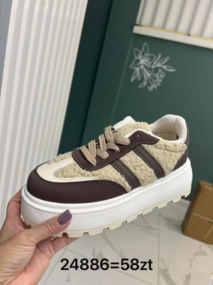 Buty sportowe damskie 7A24886.BROWN  (36/41,12par)