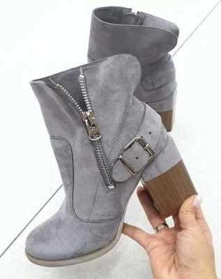 Botki damskie 7AA5712-26.GREY  (36/41,12par)