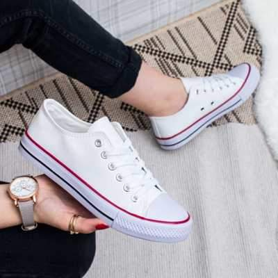 Trampki damskie 7A6H888-10.WHITEPU (36/41,12par)