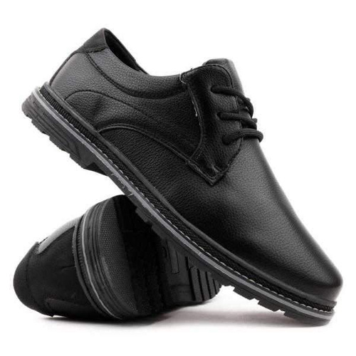 Półbuty męskie AB132-2.BLACK/DGREY (40/45,12par)