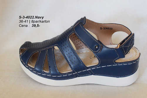 Sandały damskie 3-0422.NAVY (36/41,8par)
