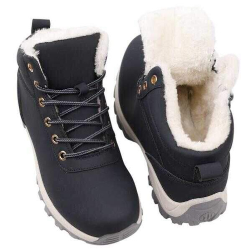 Trzewiki damskie B2051-2.NAVY/GREY (36/41,8par)