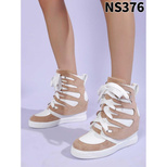 Botki damskie NS376.KHAKI (36/41,12par)