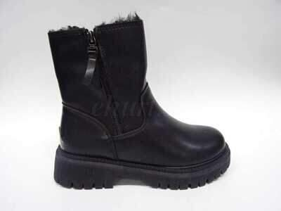 Botki damskie 7AE8215-1.BLACK Ocieplane (37/42,12par)