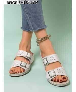 Klapki damskie 7AHU517P.BEIGE (36/41,12par)